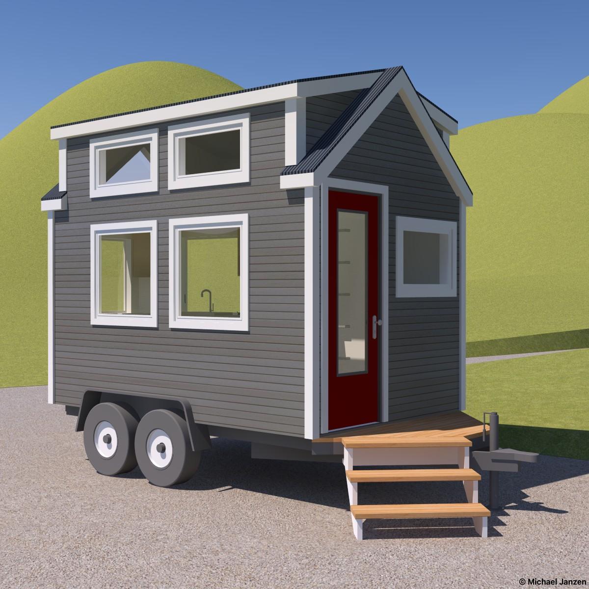 Shed Dormer Tiny House Design Study