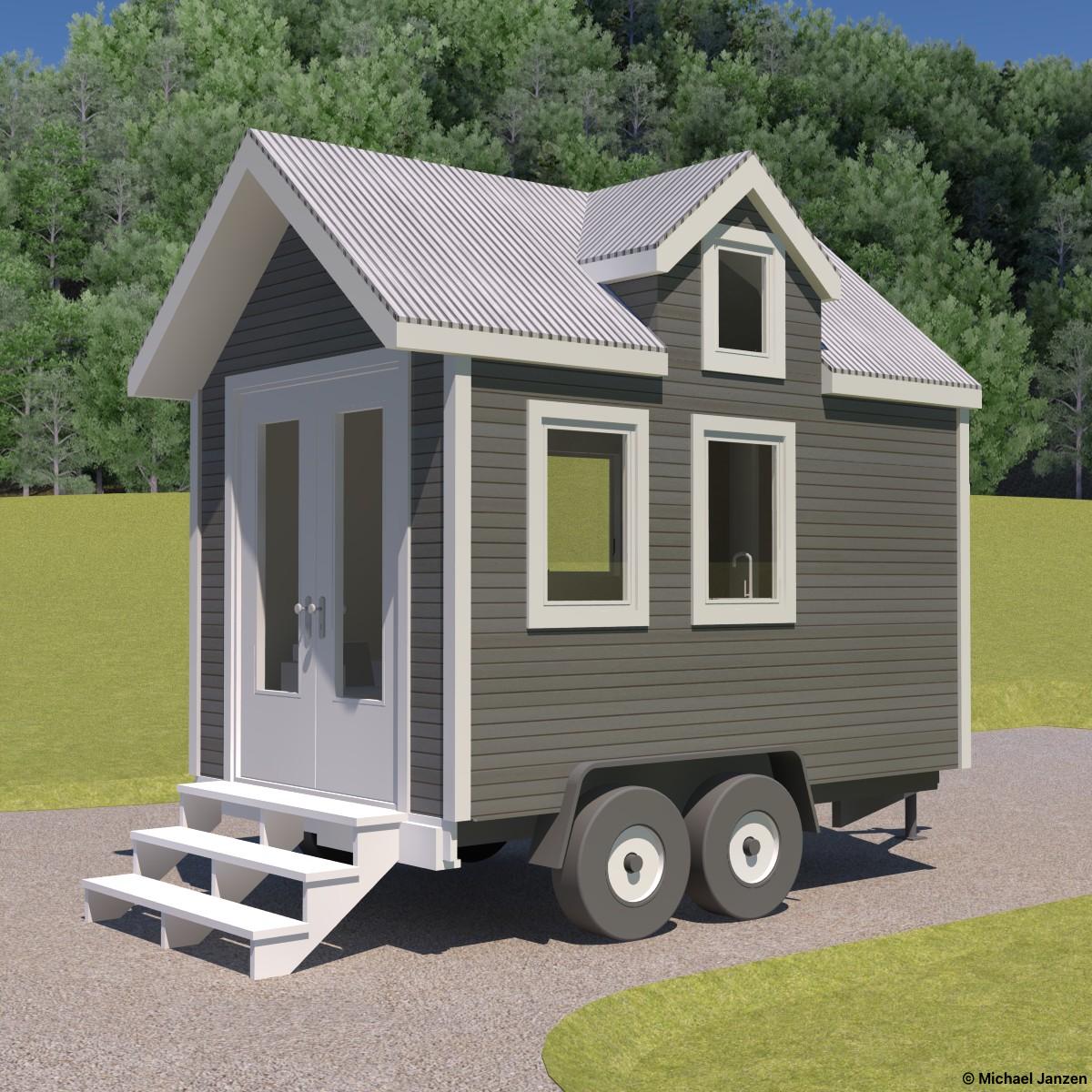 Tiny House with Dormers Design Study